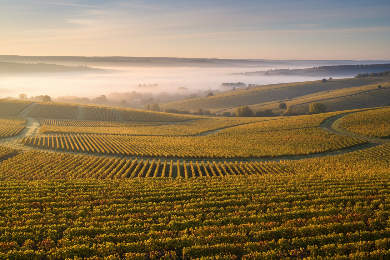 Champagne vinmark i Frankrig