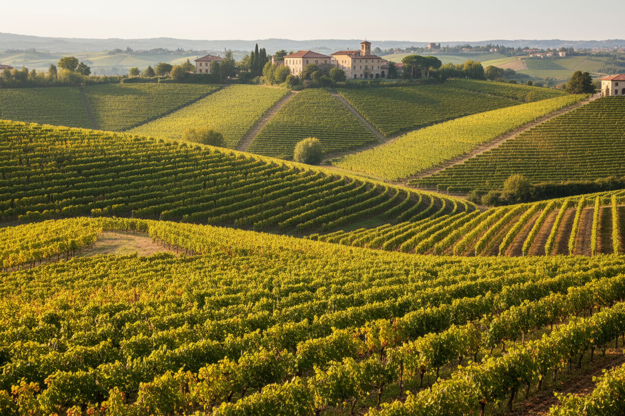 Gavi vinmark i Piemonte