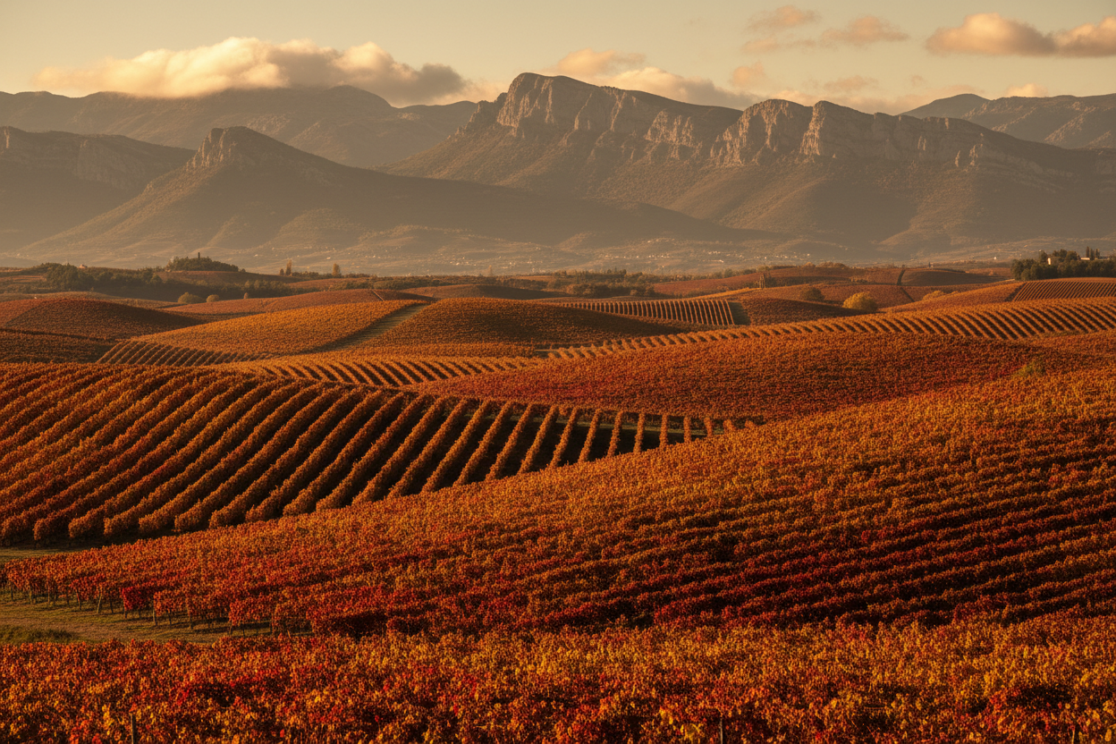 Rioja vinmark i Spanien