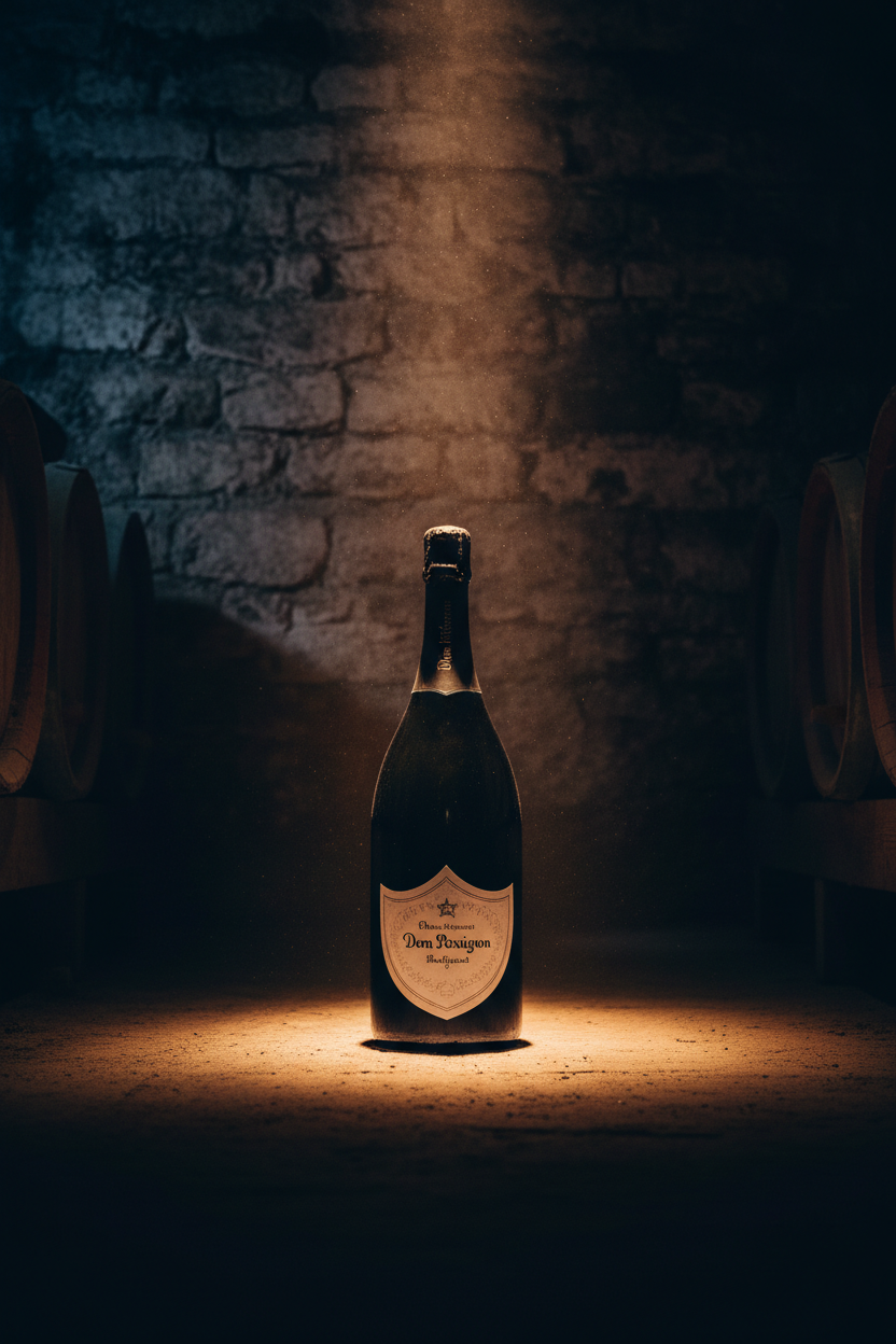 Dom Pérignon Vintage 2013 i eksklusiv vinkælder